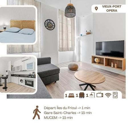 Spacieux T2 Vieux Port Opera 马赛 外观 照片