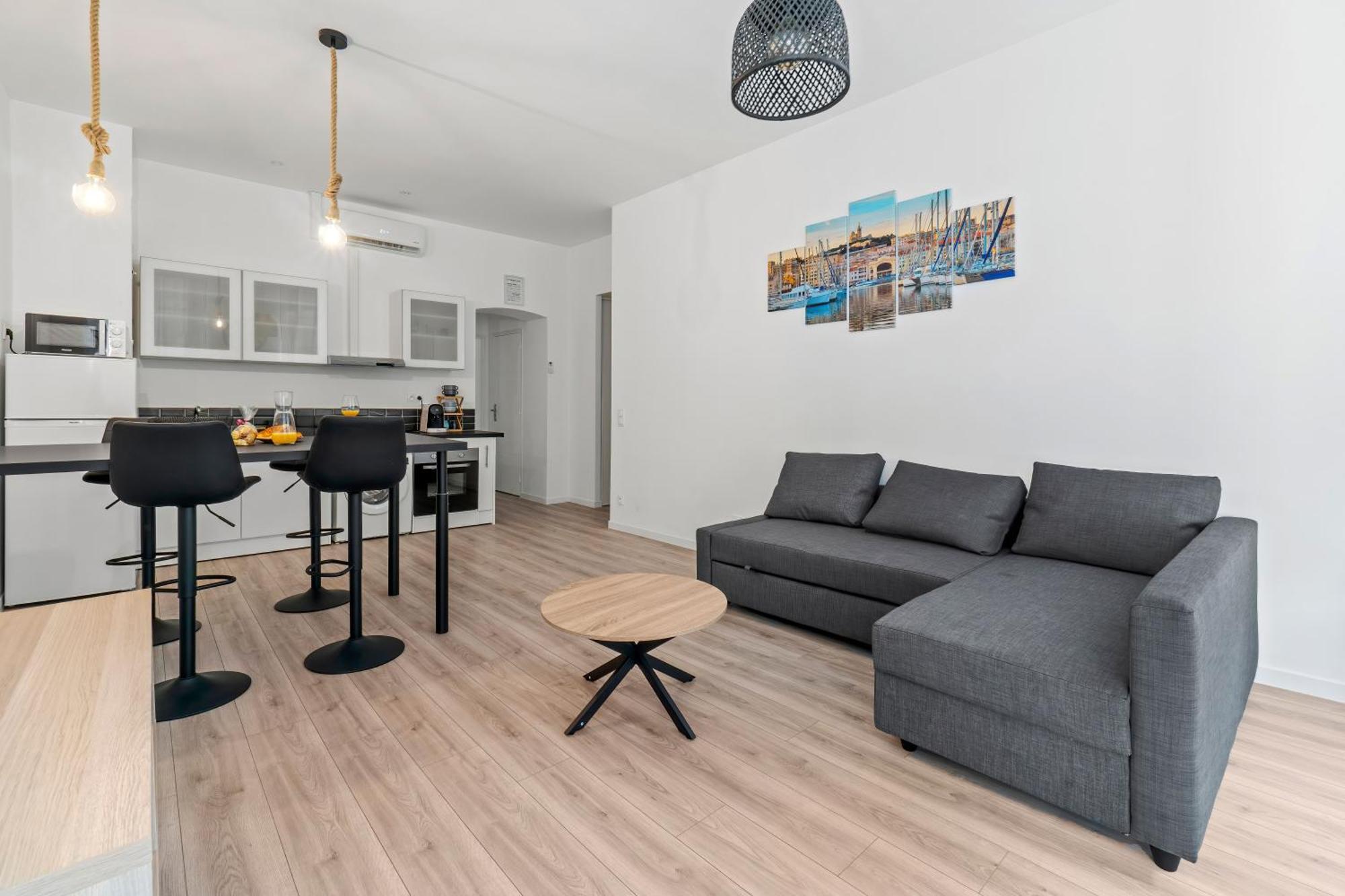 Spacieux T2 Vieux Port Opera 马赛 外观 照片